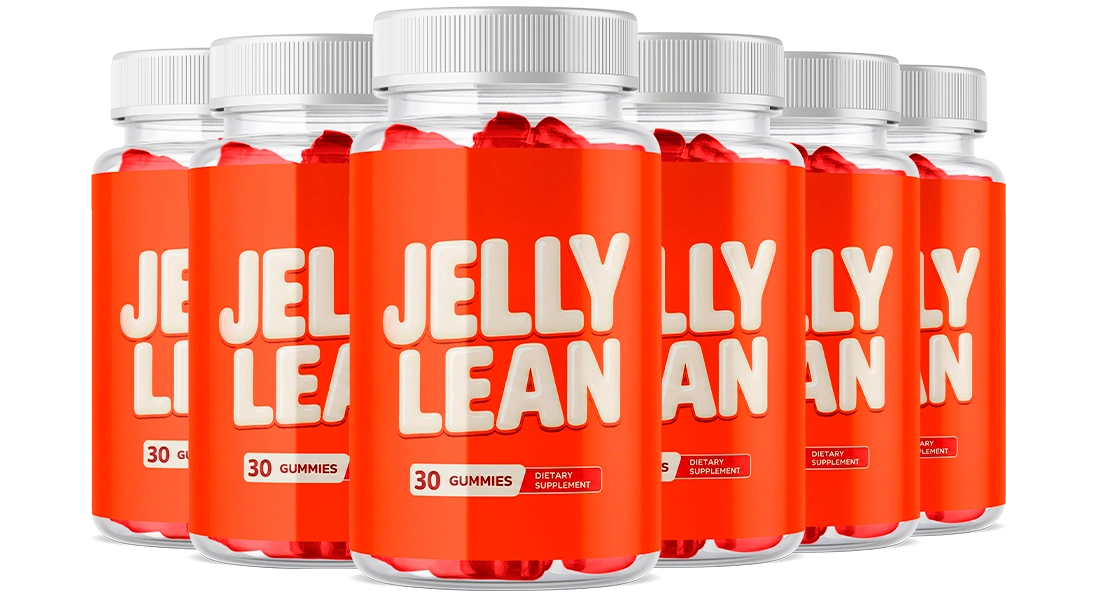 JellyLean metabolic support gummies, six-bottle pack